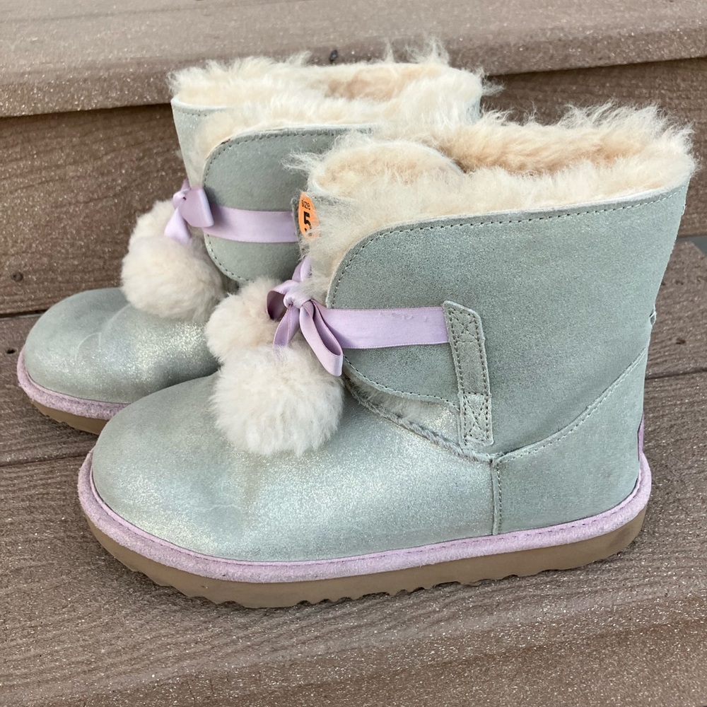 Ugg Gita sparkle boots leather boots